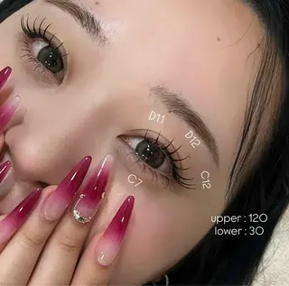 マツエク・マツパ 後藤 奈緒のマツエク・マツパデザイン