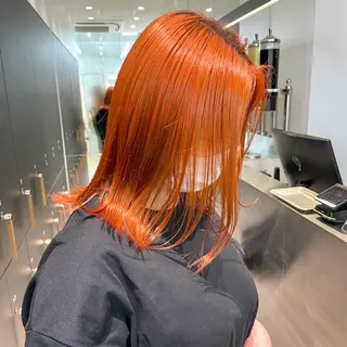 カラー 莉乃/縮毛矯正/髪質 改善/艶カラーのヘアスタイル