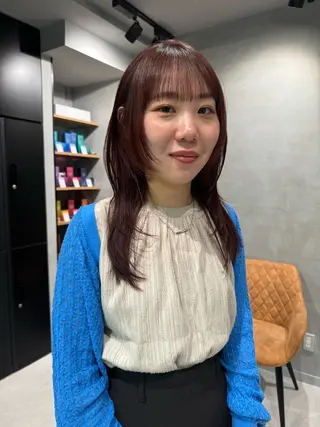 ロング カラー レイヤー/ウルフ🤎 mayo.のヘアスタイル