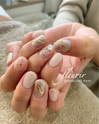 ネイル フルリール 【プライベートサロンのネイルデザイン