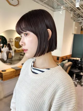 ショート sea by luvismけやき通り2号店所属・ボブ/ショート/ 縮毛矯正/岸本恭明のヘアスタイル