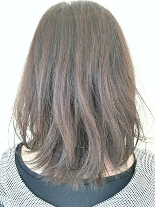 ミディアム カラー 髪質改善/ハイライト 小林秀樹のヘアスタイル