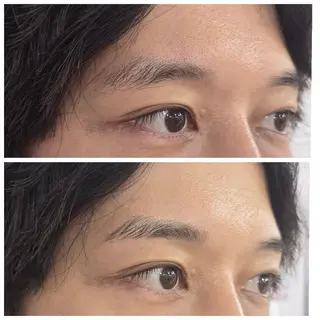 アイブロウ メンズ Nailsalon Blanchat.所属・プライベートサロン ブランシャのマツエク・マツパデザイン