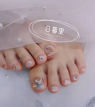 ネイル ラベンダー💖日暮里 ルル💖ネイルのネイルデザイン