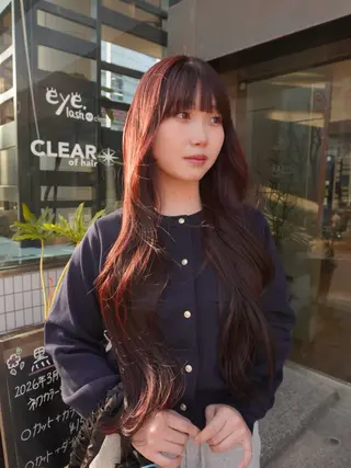 ロング ミユ/ショート/ カットモデル/名東区のヘアスタイル