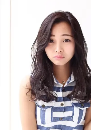 ショート ミディアム セミロング カラー 中山 天地のヘアスタイル