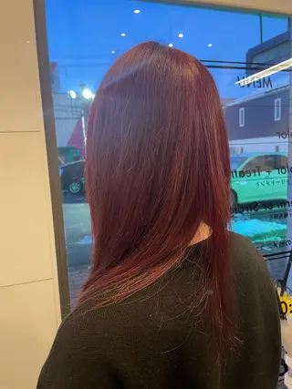 セミロング カラー haf店長 ✂︎タカハシレン✂︎のヘアスタイル