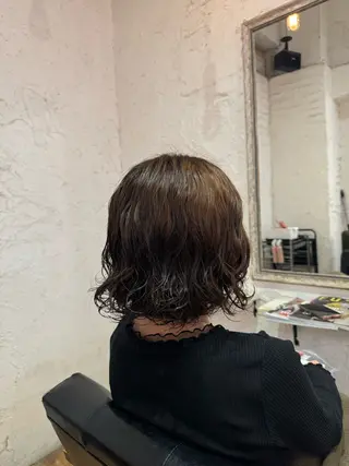 パーマ 遠藤 彩美/暖色系カラーのヘアスタイル