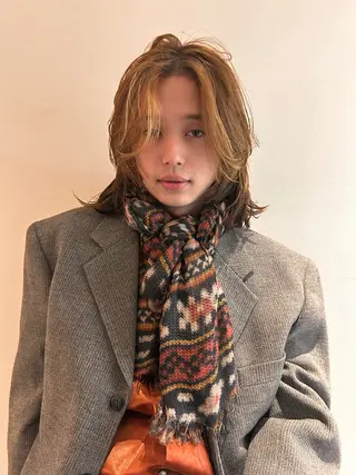 ミディアム デザインカット/ パーマ/nanaのヘアスタイル