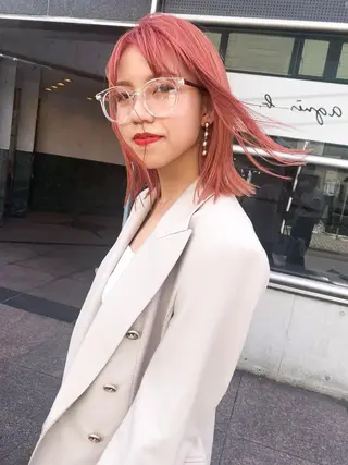 ミディアム カラー 【ロングウルフカット 姫カット】伊藤裕哉のヘアスタイル