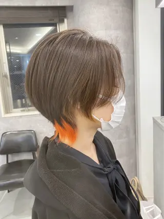 ショート ♡似合わせハイトーン ♡maiのヘアスタイル