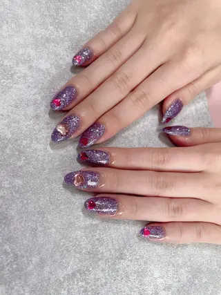 ミディアム ネイル 《LB》ラブリエ Nail&eyeのマツエク・マツパデザイン