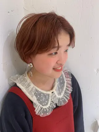 ショート カラー newi 京橋 【yuuki】のヘアスタイル