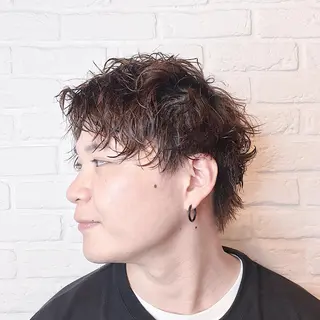 パーマ メンズ メンズサロンLOSS所属・メンズサロン rootのヘアスタイル