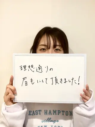 アイブロウ Facial and Make Up Salon AmalZwina(アマルジーナ)所属・眉毛のドクター 杉本☆優子の眉毛・アイブロウイメージ