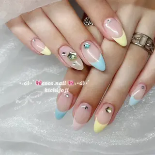 ネイル lili.nail y2k/ワンホンのネイルデザイン