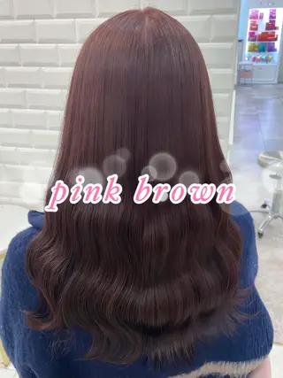 ロング カラー ヘアアレンジ ガーリーカラー🩷 ユウ🍓💞のヘアスタイル