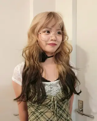 ロング カラー ハッシュカット/ MAYAのヘアスタイル