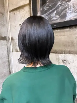 ショート カラー 🌱ぱっつとボブカ ット🌱/Ryotaのヘアスタイル