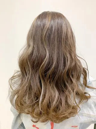 セミロング カラー 縮毛矯正/髪質改善 /韓国風　山川春輝のヘアスタイル