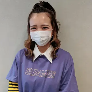 セミロング ヘアアレンジ PRIVATE SALON EYES所属・EYES リアのマツエク・マツパデザイン