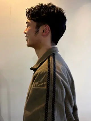 ショート パーマ メンズ ボブパーマ/アレンジ Onのヘアスタイル