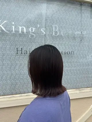 ミディアム カラー 伊藤 康乃のヘアスタイル