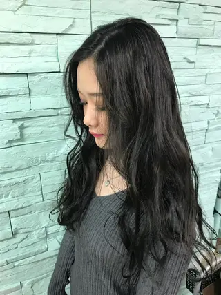 ロング カラー Miku 🇺🇸のヘアスタイル