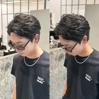 メンズ ひかり／ベージュ ／似合わせカットのヘアスタイル