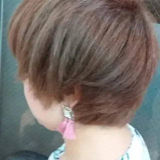ショート カラー 下妻 カラーエクステ難波のヘアスタイル