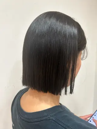 ショート ヘッドスパ＆ボブ＆ ツヤ感🌟ナカガマのヘアスタイル