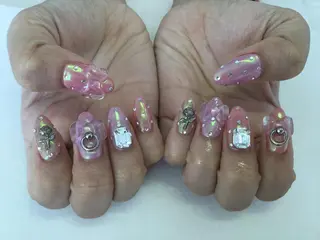 ネイル 💎🐰 saki. m 🐰💎のネイルデザイン