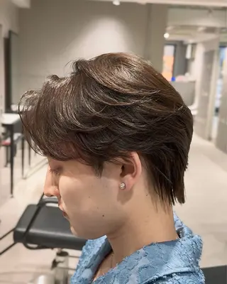 パーマ メンズ 曲がる縮毛/カルマパ ーマ/池袋/横村大全のヘアスタイル