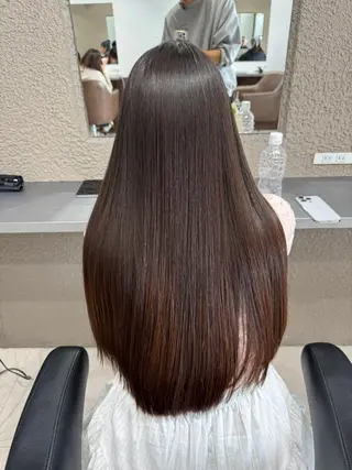 ロング カラー shian橋本南口所属・月200人を担当 💇‍♀️栗林のヘアスタイル