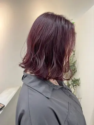 ミディアム カラー メンズ レイヤー ウルフ 弓木啓輔のヘアスタイル