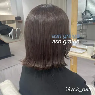 ミディアム カラー 赤味消し.髪質改善 🌿𝘠𝘜𝘙𝘐のヘアスタイル