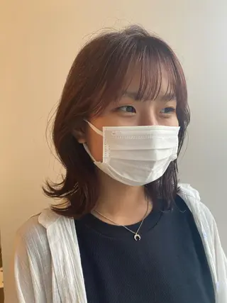 セミロング I nagiのヘアスタイル