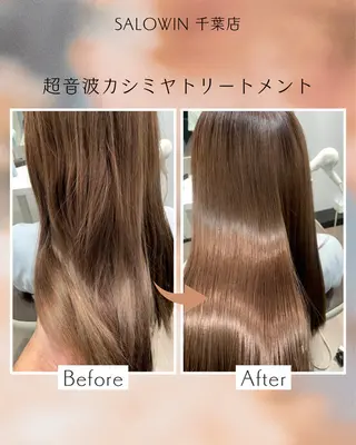 セミロング SALOWIN  千葉店所属・松田 啓志のヘアスタイル