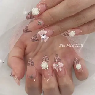 ネイル HANA 長さだしのネイルデザイン