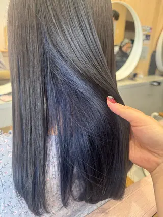 ロング カラー BELLE by revo所属・𝘀𝗮𝗲/ 艶髪/ショートボブのヘアスタイル