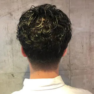 ショート パーマ メンズ ✂︎岡根 京花✂︎のヘアスタイル