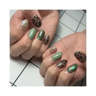 ミディアム 上田 風香のネイルデザイン