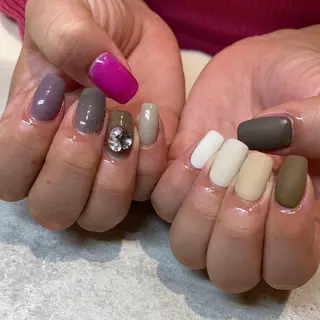 ネイル among アマン所属・lecoa_ kana／amongのネイルデザイン