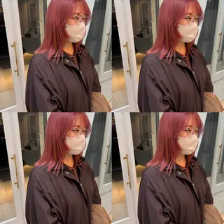 ミディアム カラー Zina‎ 🤍 AYAのヘアスタイル