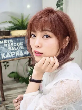 ミディアム 【全部無料🙇】 おがわようしんのヘアスタイル