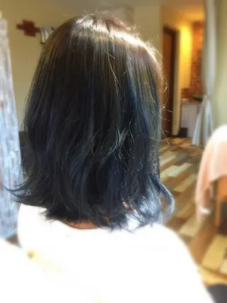 ミディアム カラー 美容歴１８年以上🌈 山口のヘアスタイル