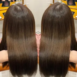 セミロング agu hair  reana香椎千早店所属・うめ とものヘアスタイル