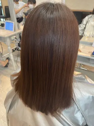 ミディアム 女性に人気♪ はやしほのかのヘアスタイル