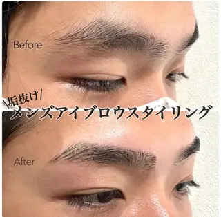 メンズ アイブロウ blanc成田 朱里のマツエク・マツパデザイン