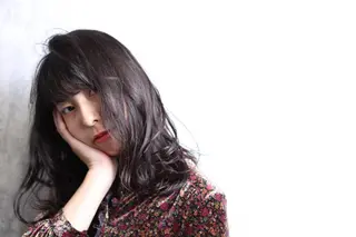 ミディアム カラー vato マンツーマンサロンのヘアスタイル